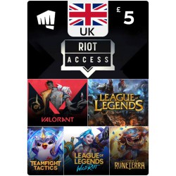 Riot Access £5 UK - Instant Digital Code