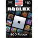 $10 USA Roblox Gift Card - 800 Robux - Digital Code