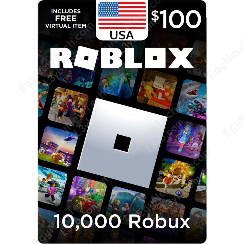 Roblox Gift Card - 100 EUR (10000 Robux), Gift Card