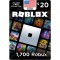 ٢٠ دولار كارت روبلوكس - 1700 روبوكس - ستور امريكي - كود رقمي 