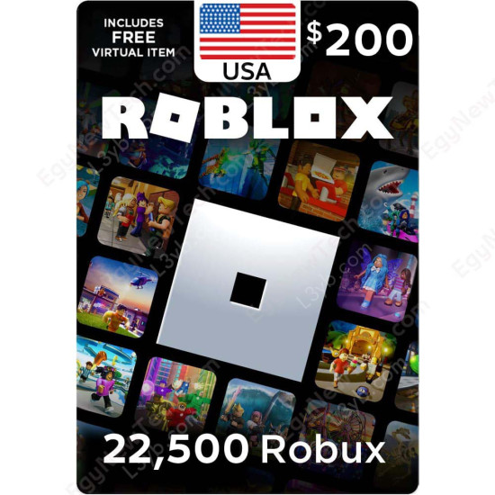 Microsoft $200 USA Roblox Gift Card - 22500 Robux - Digital Code | USA Xbox  Account Only