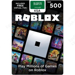 SAR 500 KSA Roblox Gift Card - Digital Code