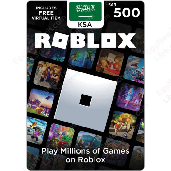 SAR 500 KSA Roblox Gift Card - Digital Code SAR 500 KSA Roblox Gift Card - Digital Code