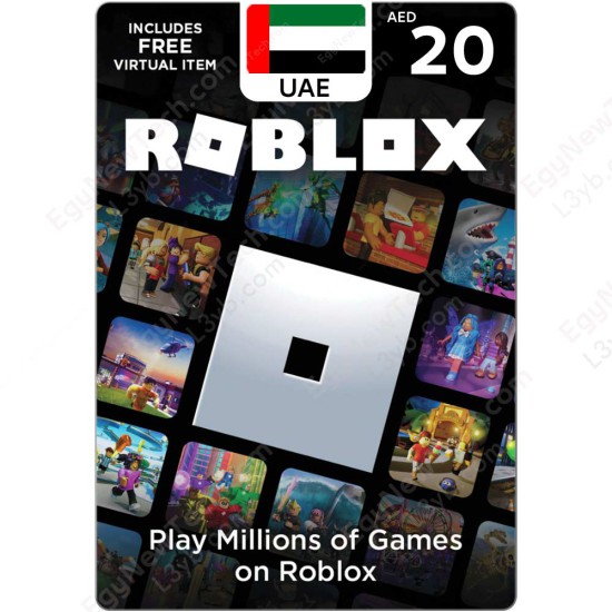 AED 20 UAE Roblox Gift Card - Digital Code