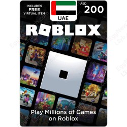 AED 200 UAE Roblox Gift Card - Digital Code