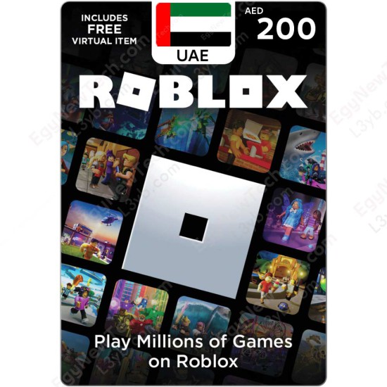 AED 200 UAE Roblox Gift Card - Digital Code