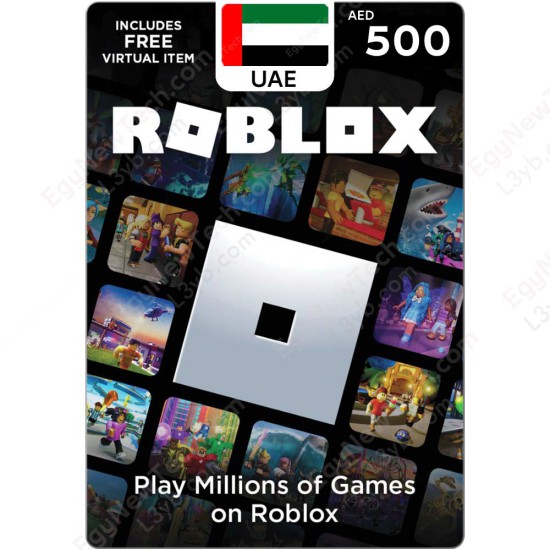AED 500 UAE Roblox Gift Card - Digital Code