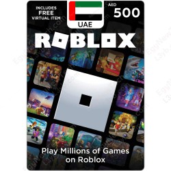 بطاقة روبلوكس ستور اماراتي 500 درهم - كود رقمي فوري
