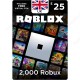 ٢٥ جنية استرليني كارت روبلوكس - 2000 روبوكس - ستور بريطاني - كود رقمي ٢٥ جنية استرليني كارت روبلوكس - 2000 روبوكس - ستور بريطاني - كود رقمي