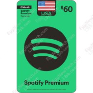 $60 Spotify - Digital Code