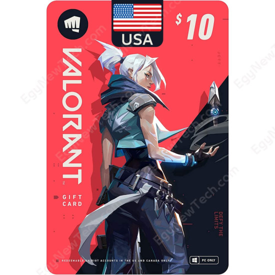 $10 USA VALORANT Gift Card - PC - Digital Code