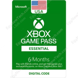 6 Months USA Xbox Game Pass Essential Membership - Digital Code