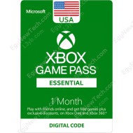 1 Month USA Xbox Game Pass Essential Membership - Digital Code