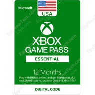 12 Months USA Xbox Game Pass Essential Membership - Digital Code