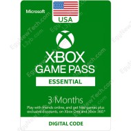3 Months USA Xbox Game Pass Essential Membership - Digital Code