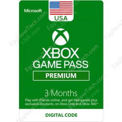 Xbox Game Pass Premium 3 Month USA - Instant Digital Code