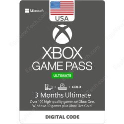 Xbox Game Pass Ultimate 3 Month USA - Instant Digital Code