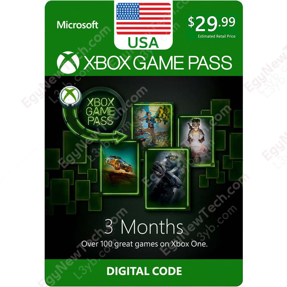 Microsoft Xbox Game Pass for Console 3 Month Digital Code [Digital