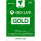 1 Year MEA Account Xbox Live Gold Membership - Digital Code