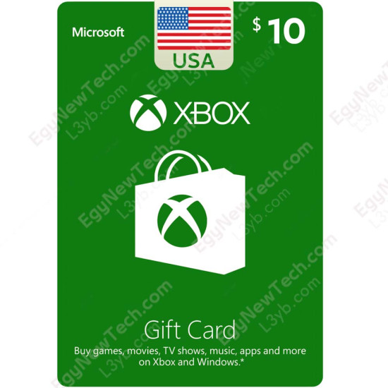 $10 USA Xbox Gift Card - Digital Code
