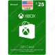 $25 USA Xbox Gift Card - Digital Code