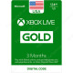 3 Months USA Xbox Live Gold Membership - Digital Code