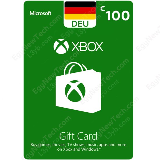 Xbox Gift Card €100 DEU - Instant Digital Code front cover