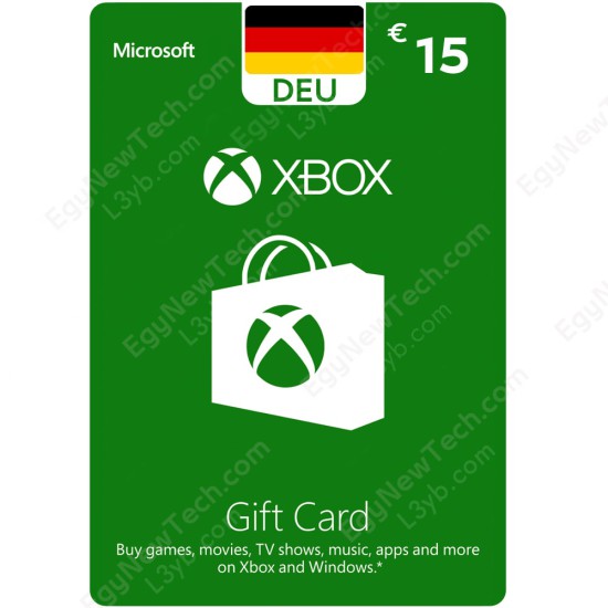 Xbox Gift Card €15 DEU - Instant Digital Code Xbox Gift Card €15 DEU - Instant Digital Code front cover