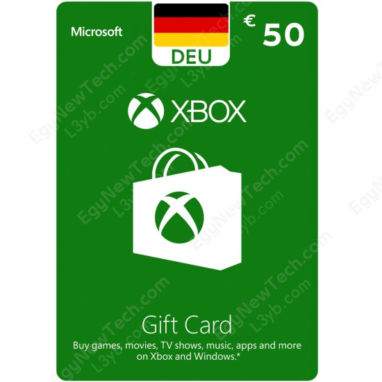 Xbox Gift Card €50 DEU - Instant Digital Code Xbox Gift Card €50 DEU - Instant Digital Code front cover