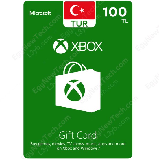 Xbox Gift Card TL100 Turkey - Instant Digital Code front cover