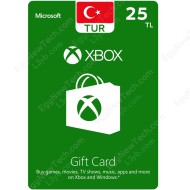 Xbox Gift Card TL25 Turkey - Instant Digital Code