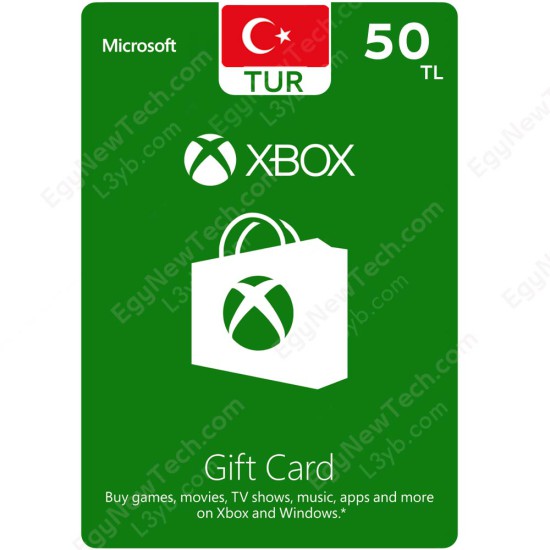 Xbox Gift Card TL50 Turkey - Instant Digital Code Xbox Gift Card TL50 Turkey - Instant Digital Code front cover