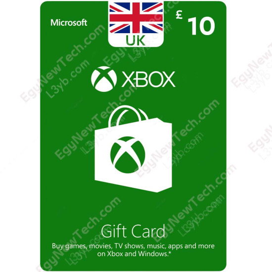 £10 UK Xbox Gift Card - Digital Code