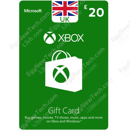 £20 UK Xbox Gift Card - Digital Code
