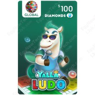 $100 Yalla Ludo Diamond - Global - Digital code