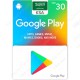 Google Play Gift Card SAR30 KSA - Instant Digital Code front cover