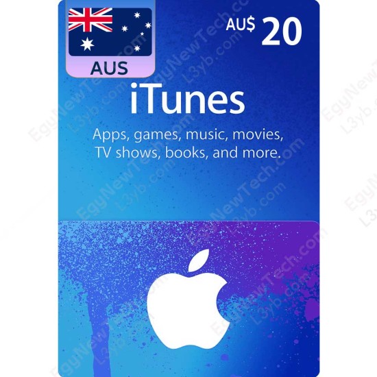 $20 AUS iTunes Gift Card - Digital Code