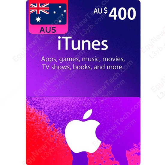 $400 AUS iTunes Gift Card - Digital Code