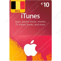 €10 Belgium iTunes Gift Card - Digital Code €10 Belgium iTunes Gift Card - Digital Code