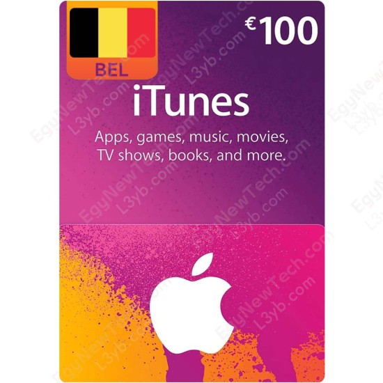 €100 Belgium iTunes Gift Card - Digital Code