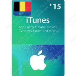 €15 Belgium iTunes Gift Card - Digital Code €15 Belgium iTunes Gift Card - Digital Code