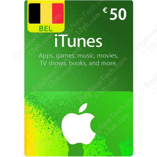 iTunes Gift Card €50 Belgium - Instant Digital Code iTunes Gift Card €50 Belgium - Instant Digital Code front cover