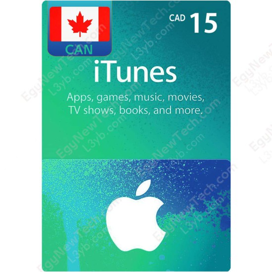 iTunes Gift Card CDN$15 Canada - Instant Digital Code iTunes Gift Card CDN$15 Canada - Instant Digital Code front cover