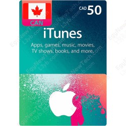 iTunes Gift Card CDN$50 Canada - Instant Digital Code