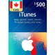 iTunes Gift Card CDN$500 Canada - Instant Digital Code front cover
