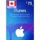 iTunes Gift Card CDN$75 Canada - Instant Digital Code iTunes Gift Card CDN$75 Canada - Instant Digital Code front cover