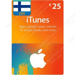 €25 Finland iTunes Gift Card - Digital Code €25 Finland iTunes Gift Card - Digital Code