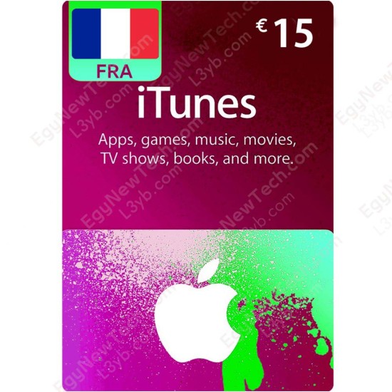 €15 France iTunes Gift Card - Digital Code