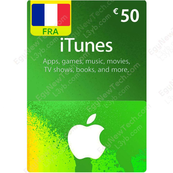€50 France iTunes Gift Card - Digital Code