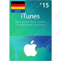 €15 Germany iTunes Gift Card - Digital Code €15 Germany iTunes Gift Card - Digital Code